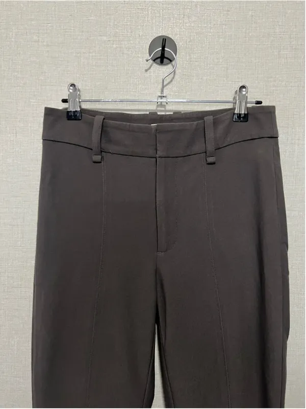 Vince Grey Straight Leg Professional Tailored Trouser Pants - Image 2