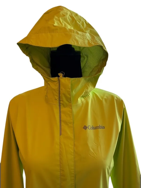 Columbia Women's Lightweight Waterproof Hooded Jacket Medium - Image 2