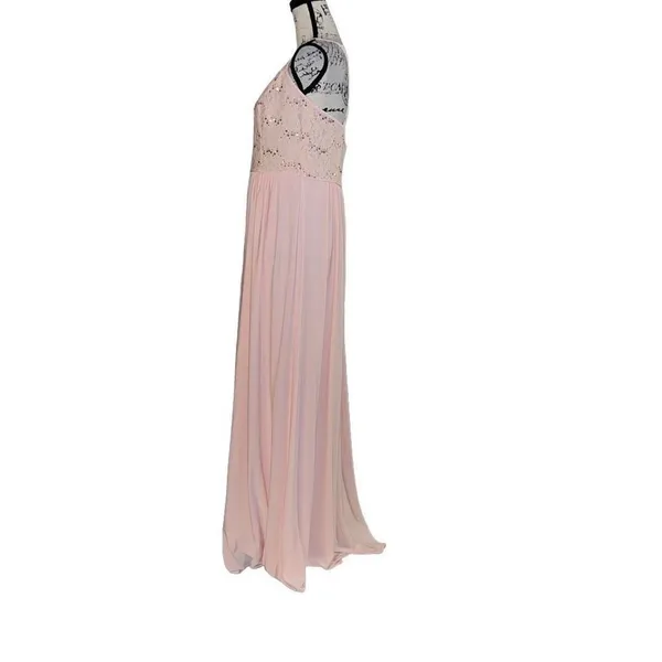 DB‎ Studio light peachy pink long formal dress New 12 - Image 4