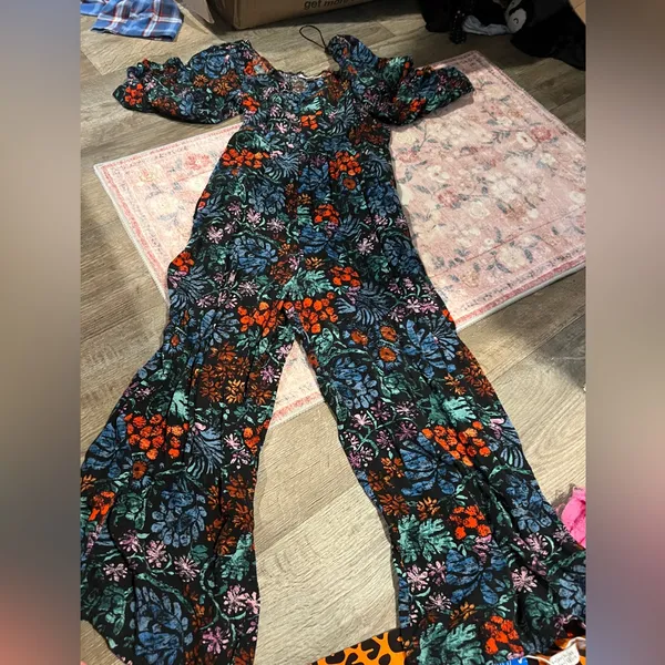Knox‎ Rose Floral Jumpsuit size small - Image 9