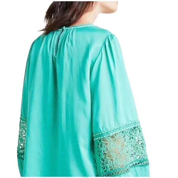 Anthropologie Blink London Sunshine Peasant Top Blouse Size Medium - Image 4