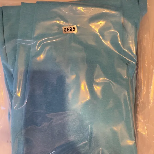 595 | NVGTN Aqua Blue Seamless‎ High Rise Jogger Leggings Womens Medium - Image 7