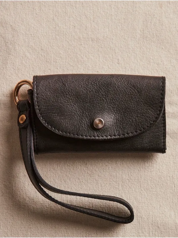 Free People NWT black leather bag lanyard - Image 2