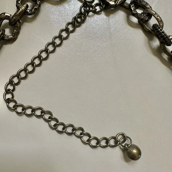 Chico’s metal chain belt - Image 11