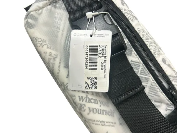 Rare Discontinued Lululemon Everywhere Belt Bag “Manifesto Print” | NWT - Image 8