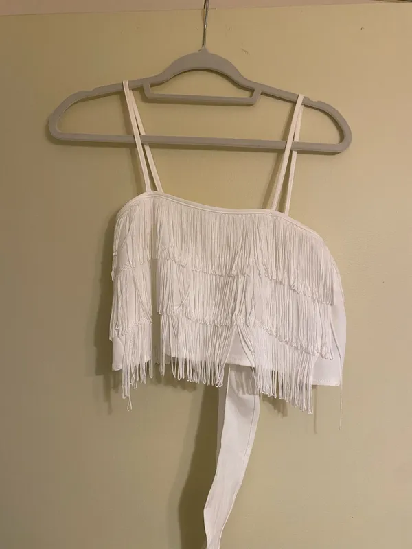 Altar'd State Fringe self tie top - Image 2