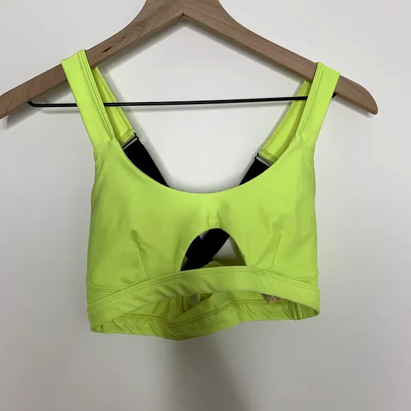 Bombshell Sportswear Glow Sports Bra Neon Womens Medium - Image 2