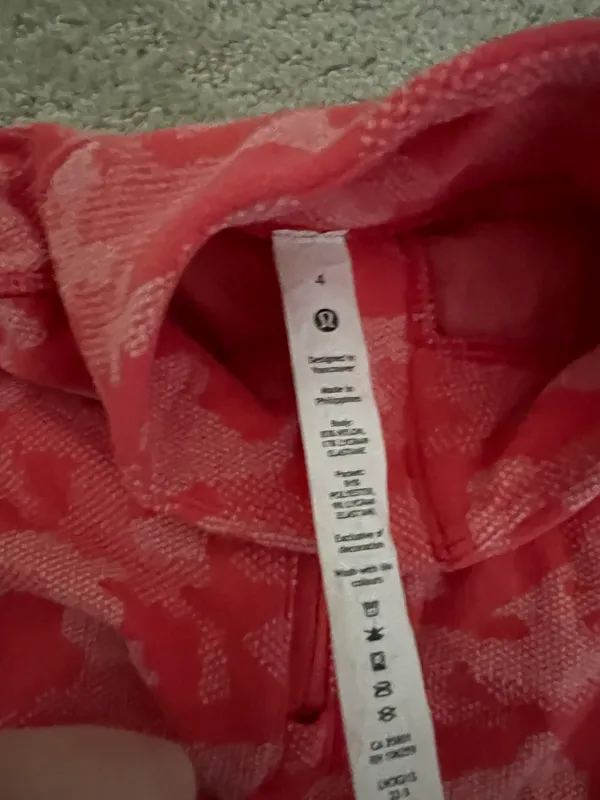 Lululemon Pink Camo Half Zip - Image 2