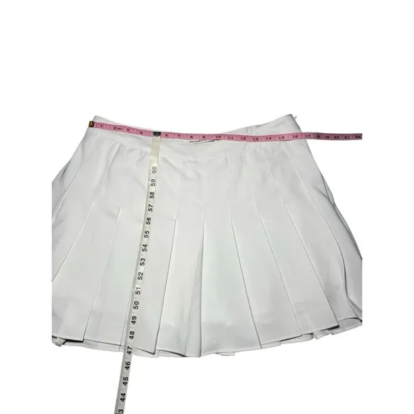Abercrombie & Fitch pleated white skort Large - Image 3