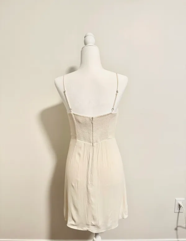 Aritzia Sundeh White Mini Dress - Image 2