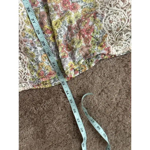 Rare For Love and Lemons FL&L Esme Mini Dress Size XL Bustier Fairy Floral Party - Image 13