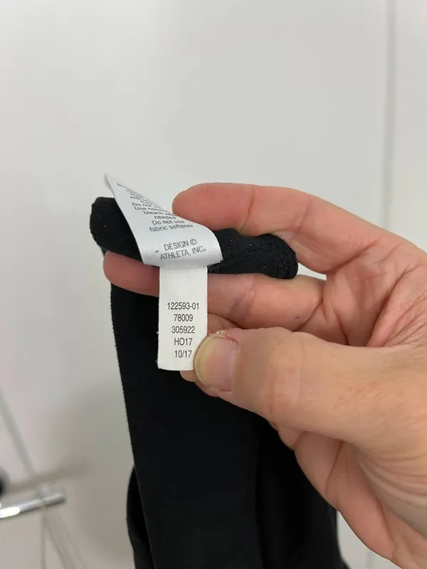 Athleta Size XL Black Straight Leg Drawstring Pants with Pockets - Image 8