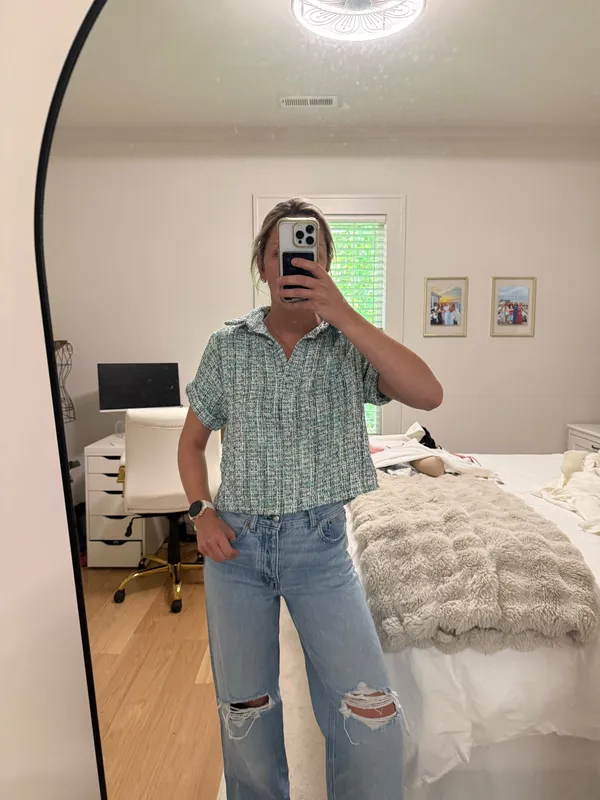 ZARA Tweed Top - Image 4