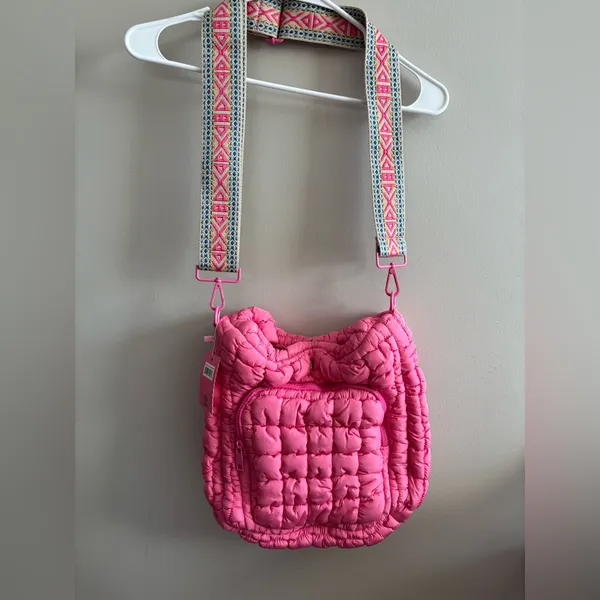 NWT Simply Southern Pink Quilted Shoulder Bag‎ - Image 3