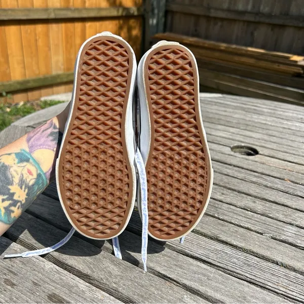 Vans Era Breast Cancer Awareness DIY Retro Self Check‎ True White Women's 5.0 - Image 3