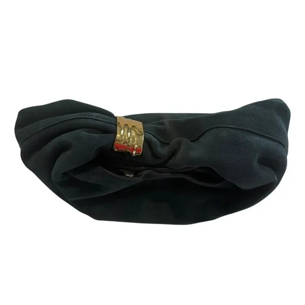 Madewell Suede Hand Held Ring Pouch in Midnight Forest - Image 3