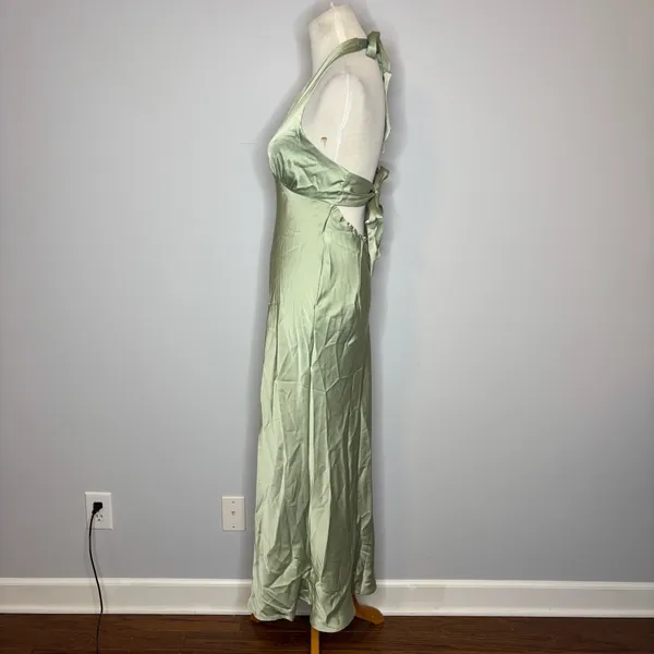 SHEIN - Green Halter Maxi Dress - Image 4