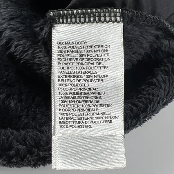 The North Face Osito Sport Hybrid 1/4 Zip Fleece Women's XS‎ Black Cozy Pullover - Image 11
