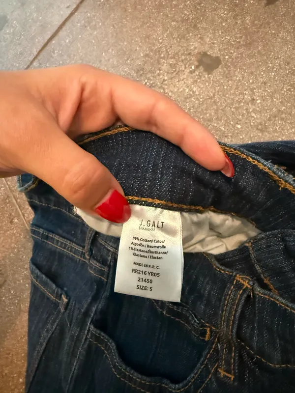 John Galt Shanghai Flare Jeans Blue Denim - Image 3