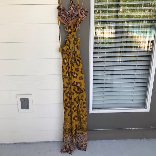 mariabelle yellow mustard jumpsuit - Image 5