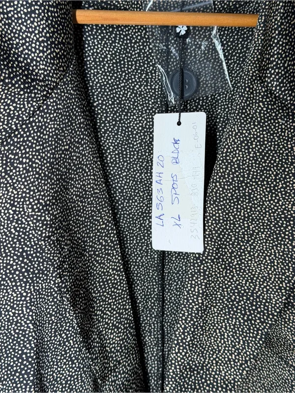 Molly Bracken Double Breasted Polka Dot Boyfriend Blazer Career Office Jacket‎ - Image 5