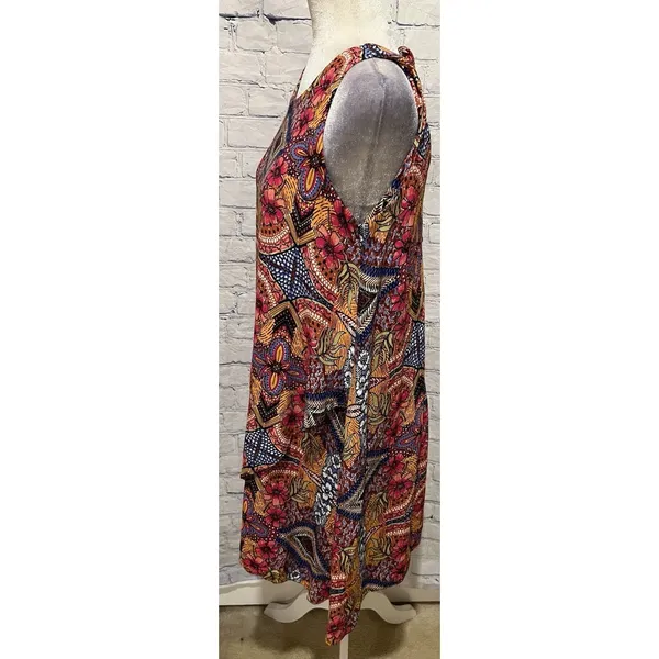 Taylor Sleeveless Sun Dress Multi-color & pattern Size Medium - Image 3