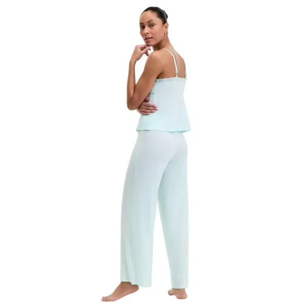 NWT INC International Concepts Knit Tank & Pajama Pants Set Clear Dew Green S - Image 2