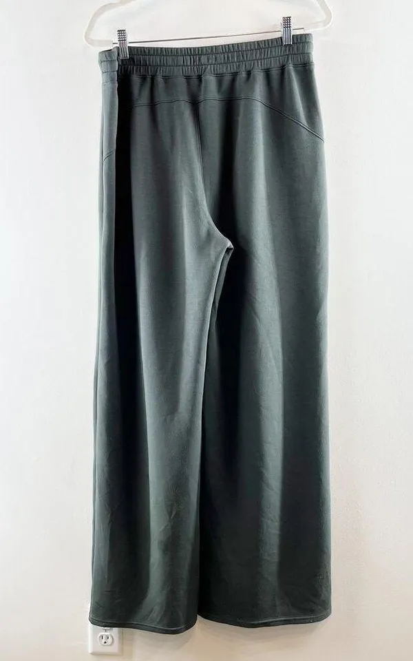 SPANX Air Essentials High Rise Wide Leg Sweatpants Green XL Tall - Image 6