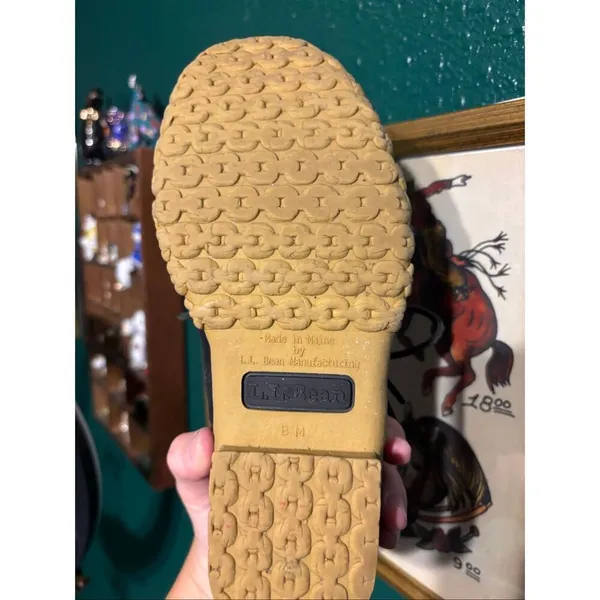 Vintage L.L.Bean Rubber Moc Duck Shoes Bean Shoes Sz 6 - Image 6