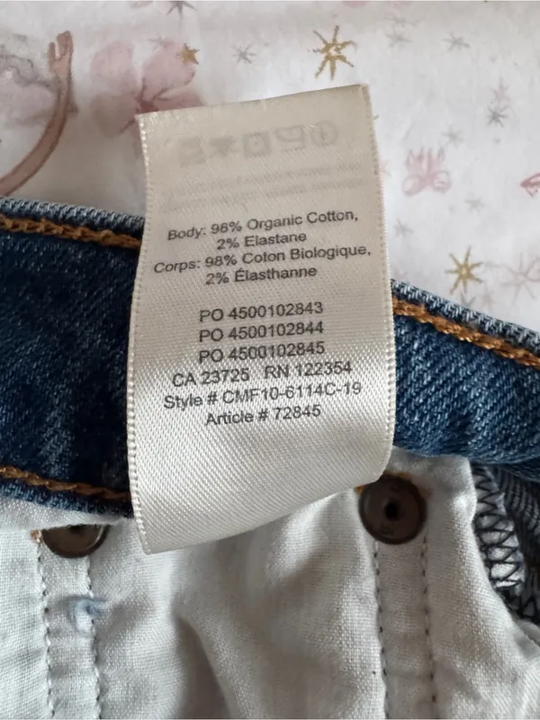 Aritzia Denim Forum Marianne Flare Jeans Size 25 Distressed Medium Wash - Image 7