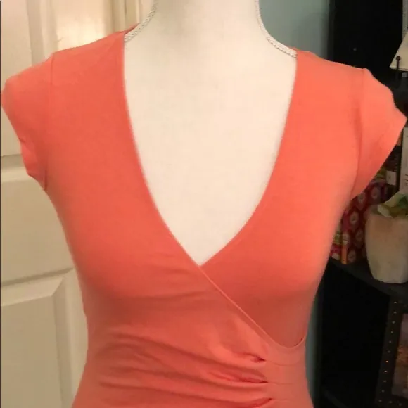 American Rag v neck wrap top with ruching - Image 2