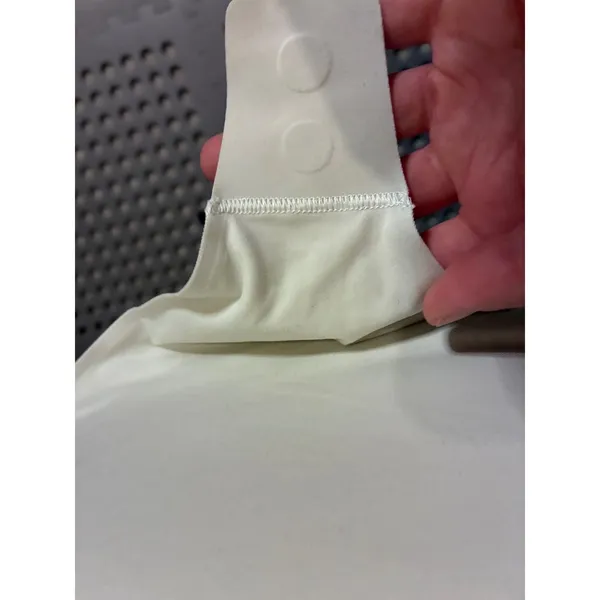 Lululemon‎ Wundermost Ultra-Soft Nulu High-Neck Sleeveless Bodysuit Bone Large - Image 2