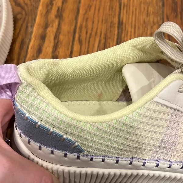 Nicole Miller New York Brita‎ Woven Rainbow Pastel Platform Sneakers Womens 10 - Image 9