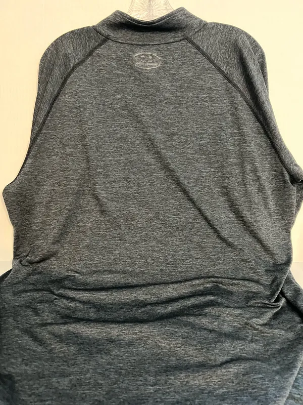 Under Armour Charcoal Quarter-Zip Long Sleeve Top - Image 4