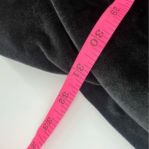 Abercrombie Fitch Soft Velvet Spaghetti Bubble Hem Mini Dress Black‎ sz M - Image 7