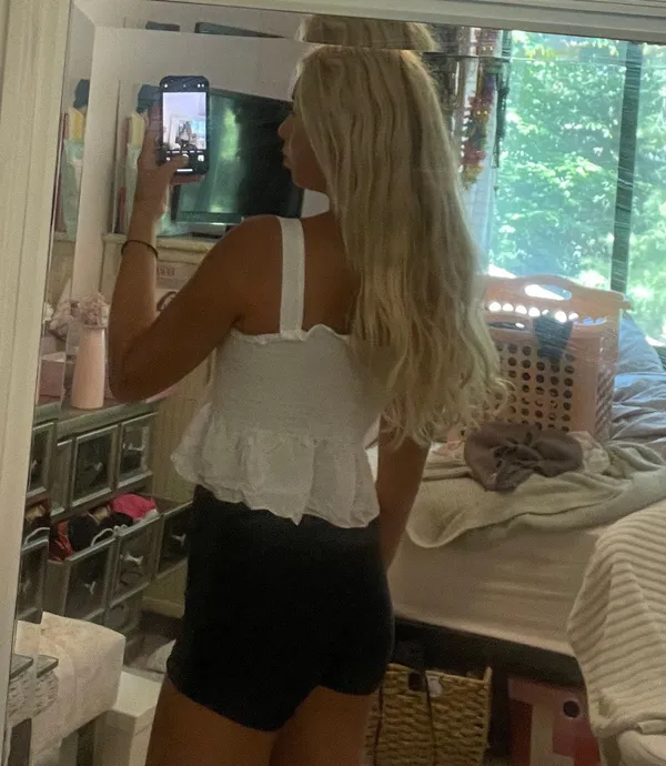 White Babydoll Tank Size XS - Image 3