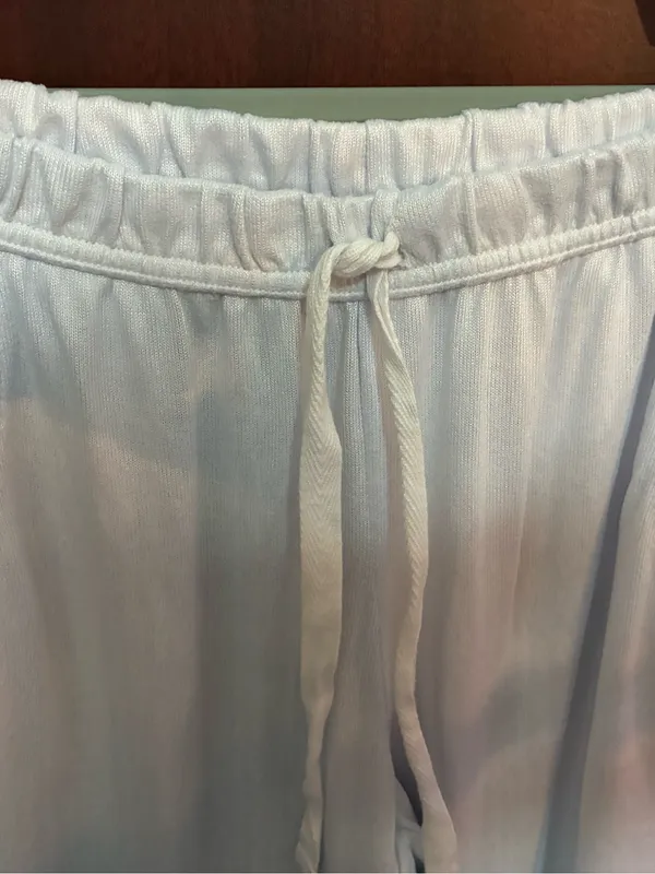 Women’s Born Brand Light Blue Drawstring Jogger Lounge Pants Size Medium - Image 2