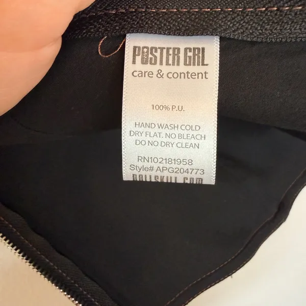 Poster Girl Vegan Leather Corset Small - Image 4