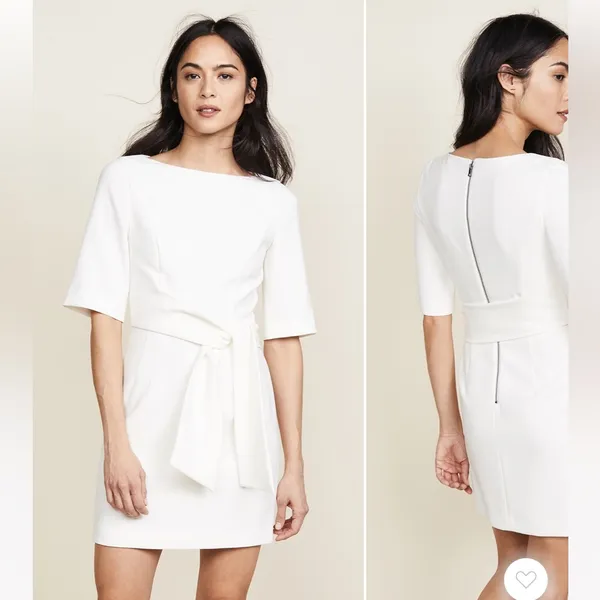 Alice + Olivia Virgil‎ White Dress Size 0 - Image 2