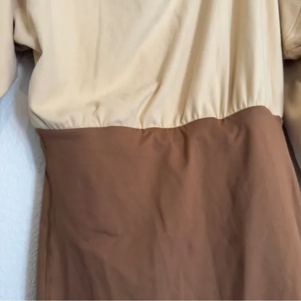 Nwot Free People Fp Movement Camel Guiding Light Layered Shortsie Romper Shorts - Image 13