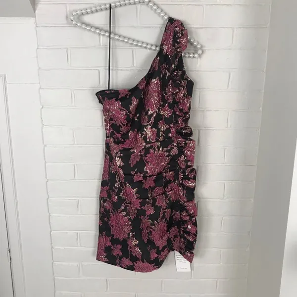 For Love & Lemons NWT Luella Jacquard Mini Dress - Image 3