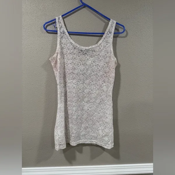 BKE Glitter Lace Tank - Image 6