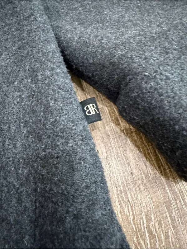 Banana Republic Solid 4 Pocket Shacket Oversized Jacket Dark Charcoal Size XL - Image 7