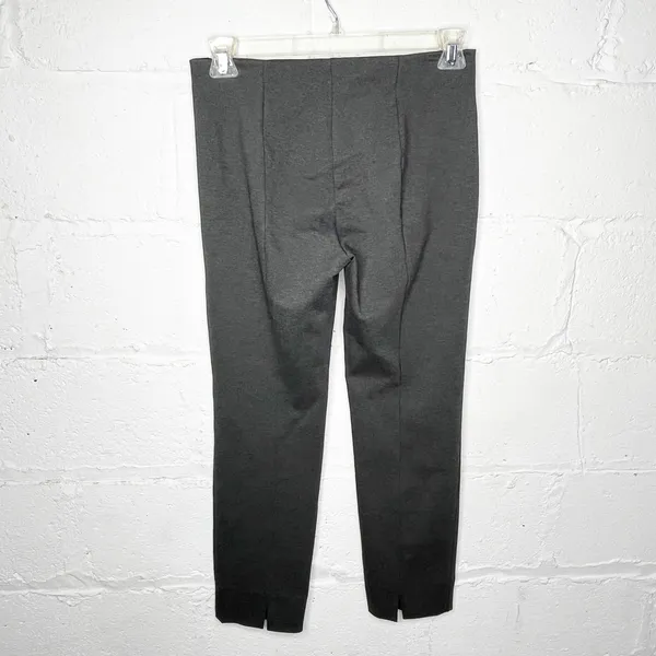 Quince Women's Charcoal Gray Ultra-Stretch Ponte Skinny‎ Pants Size Small - Image 4