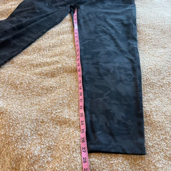 Lululemon Keep Moving 7/8 Pant High Rise Camo Deep Coal 10 Jogger Actuvewear Gym - Image 6