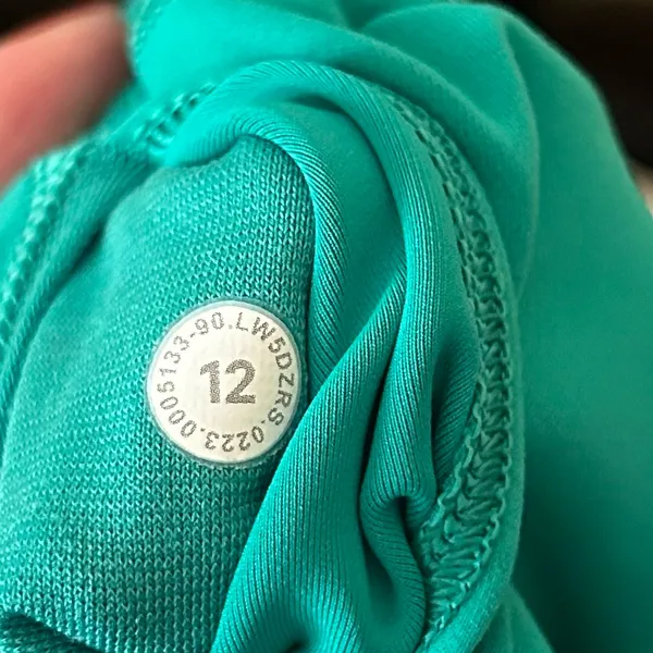 Lululemon Wunder Train Contour Fit High-Rise Tight Leggings Maldives Green Sz 12 - Image 10