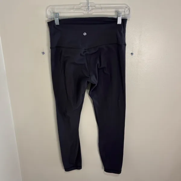 90 Degree by Reflex Womens High Waisted 7/8 Leggings Black Gray Yoga Pants - Image 2