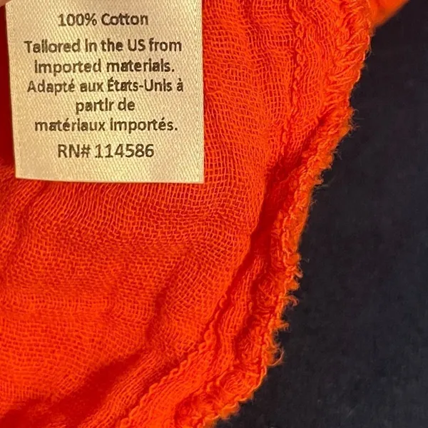 LA VI Crop Top Orange - Image 6