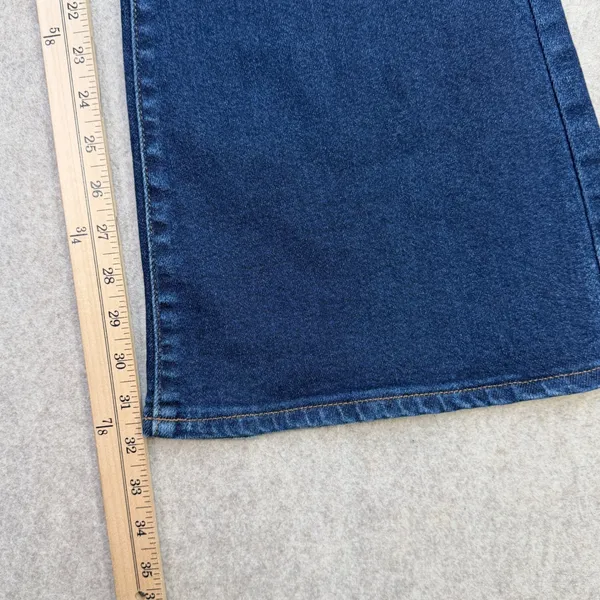 Lee Jeans Women 25 High Rise Flare Blue Boho Retro Western Indie Coastal Cowgirl - Image 9