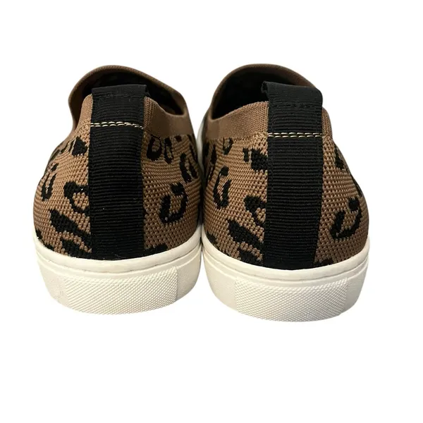 NWOT Lane Bryant Leopard Animal Print Textile Upper Slip On Sneaker Loafer 9W - Image 6